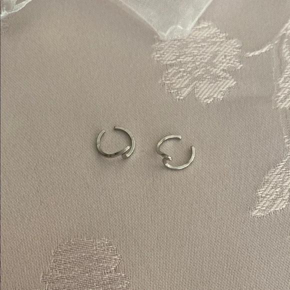 Pair of Silver Ear Cuffs - Picture 2 of 7